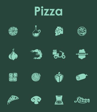 Pizza basit simgeler kümesi