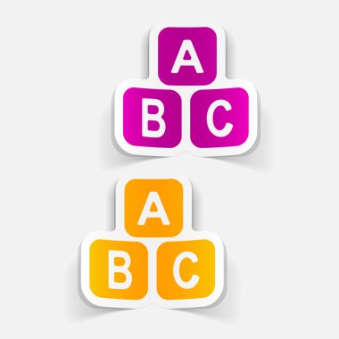 gerçekçi tasarım oyuncak küp