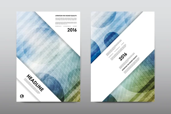 Modèles de présentation des brochures — Image vectorielle