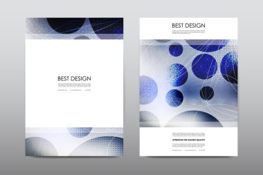 Broşür düzeni şablon tasarımı  