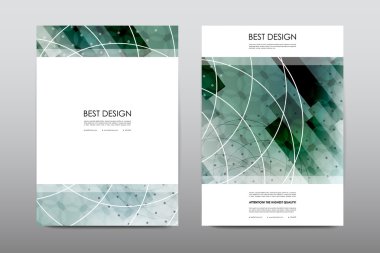 Broşür düzeni şablon tasarımı  