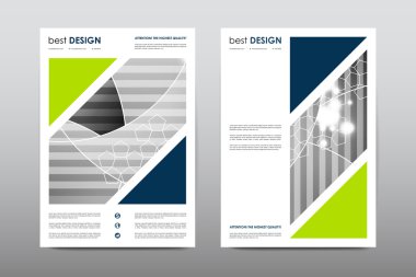 Broşür düzeni şablon tasarımı  