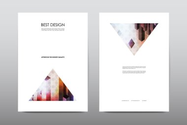 Broşür düzeni şablon tasarımı  