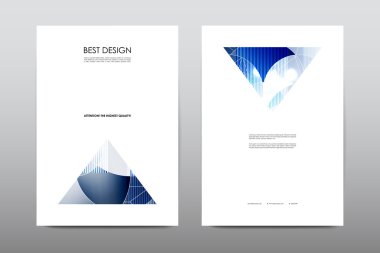 Broşür düzeni şablon tasarımı  