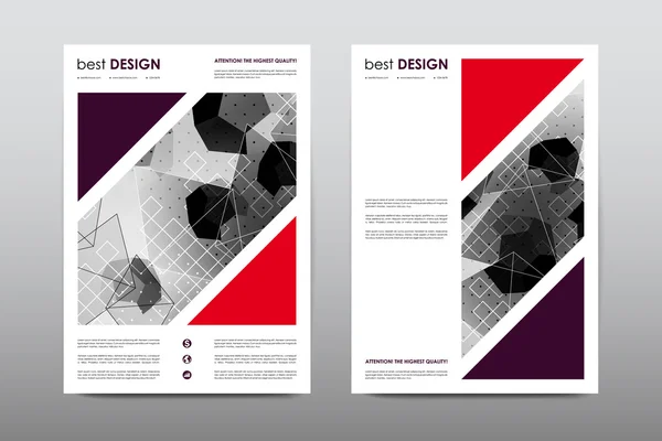 Brochure layout template design