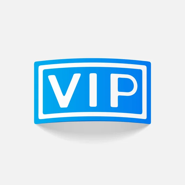 Diseño de vip realista — Vector de stock