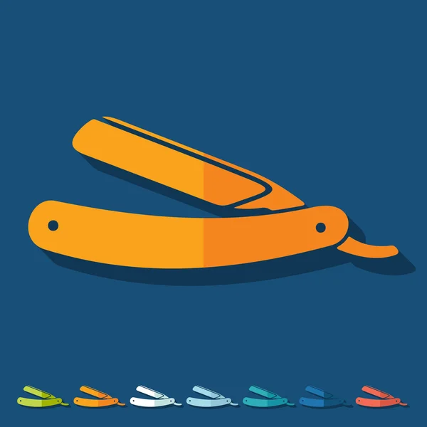 Razor pictogram illustratie — Stockvector