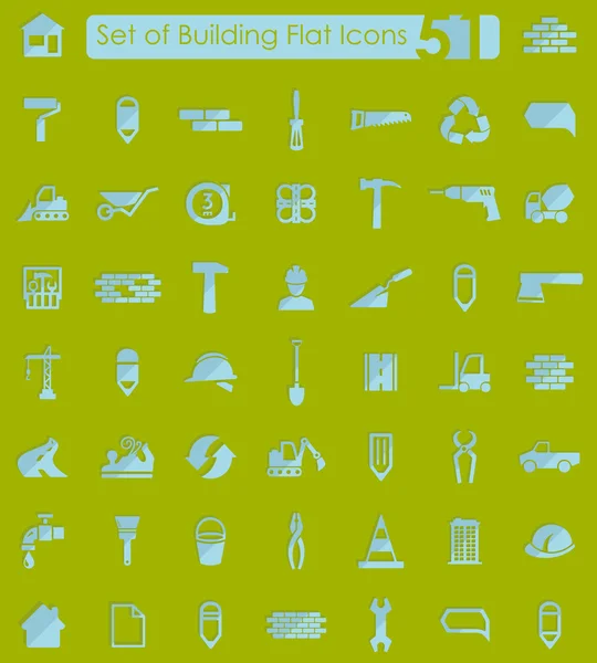 Set of building icons — Stock Vector