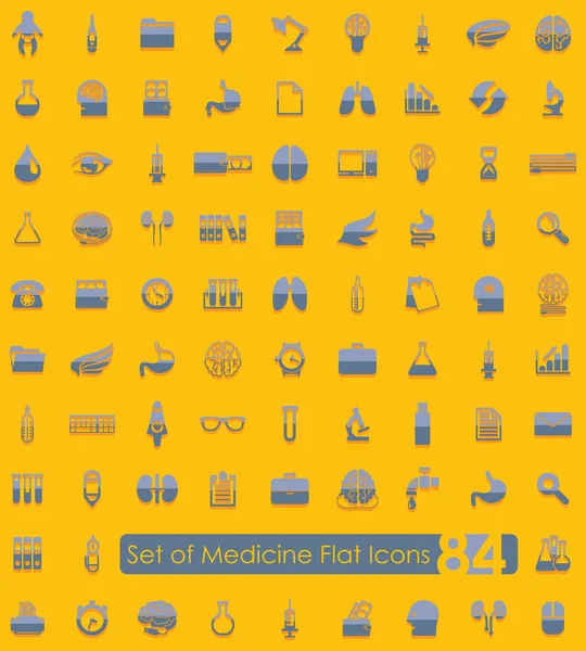 Conjunto de iconos de medicina — Vector de stock