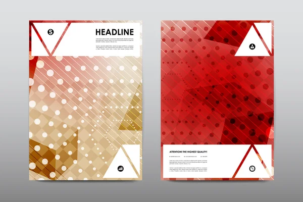 Design de modelo de layout de folheto —  Vetores de Stock