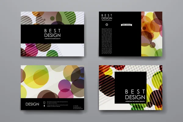 Conjunto de modelo de banner de design moderno —  Vetores de Stock