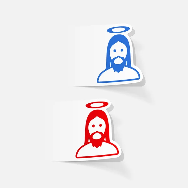 Realistisches Jesusdesign — Stockvektor