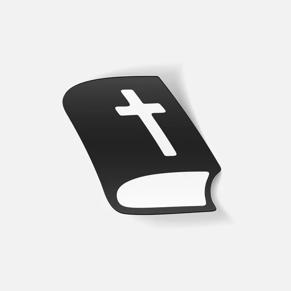 Realistische ontwerp Bijbel — Stockvector