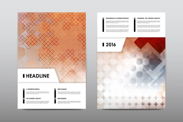 Diseño de plantilla de diseño de folleto — Archivo Imágenes Vectoriales