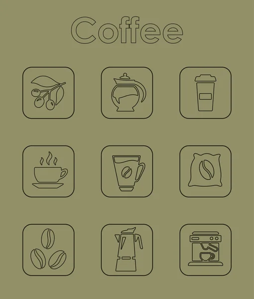 Design de café réaliste — Image vectorielle