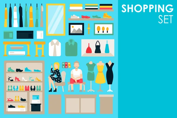 Shopping Grande Collection — Image vectorielle