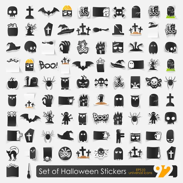 Halloween pictogrammen — Stockvector