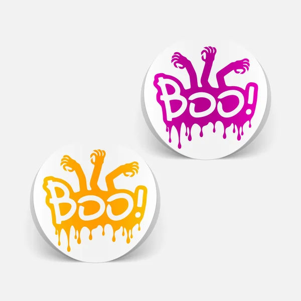 Panneaux Boo — Image vectorielle