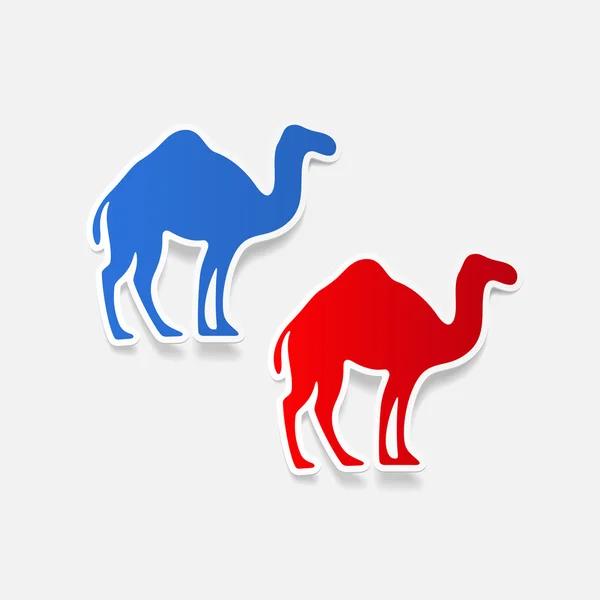 Camel illustratie — Stockvector