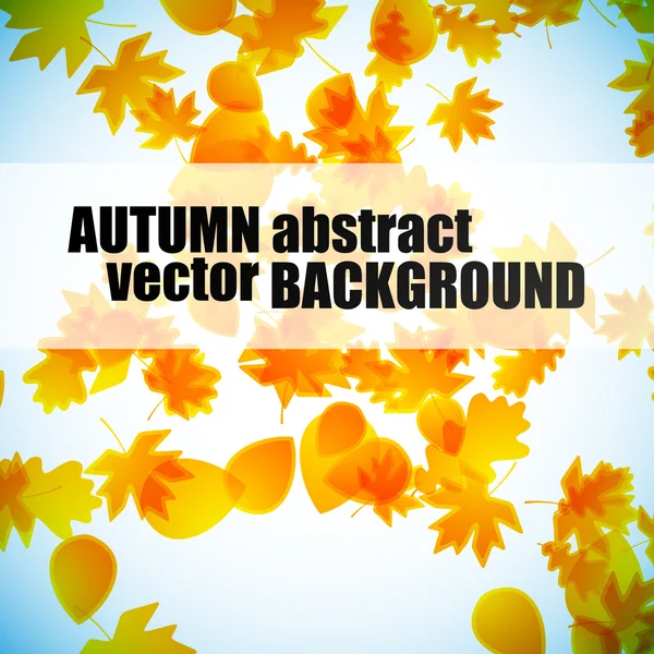 Autumn background — Stock Vector