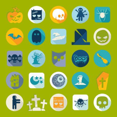 Cadılar Bayramı simgeleri dizisi