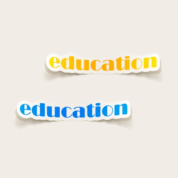 Ikoner för utbildning — Stock vektor