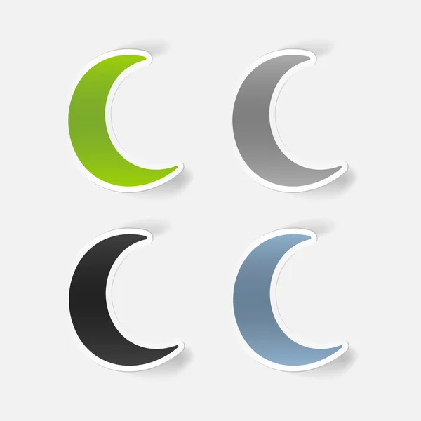 Иконы луны — стоковый вектор