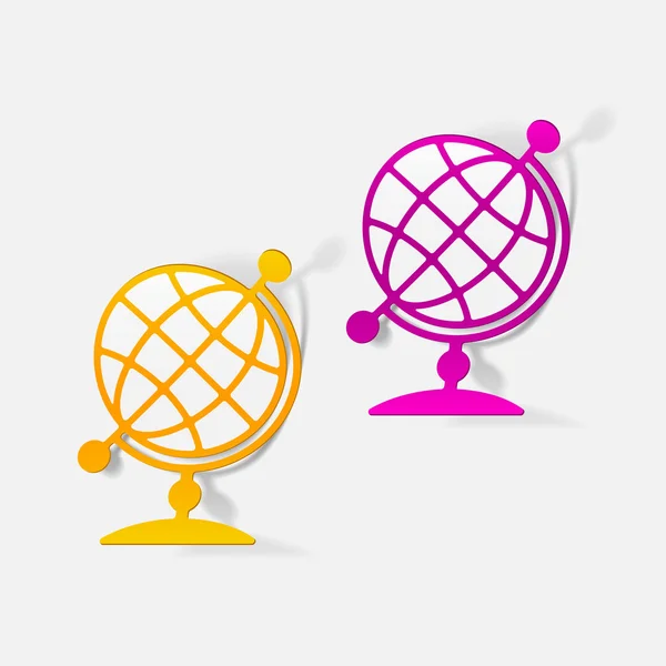 Globe icons — Stock Vector