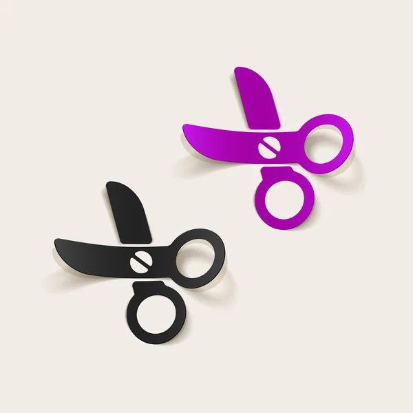 Scissors icons — Stock Vector