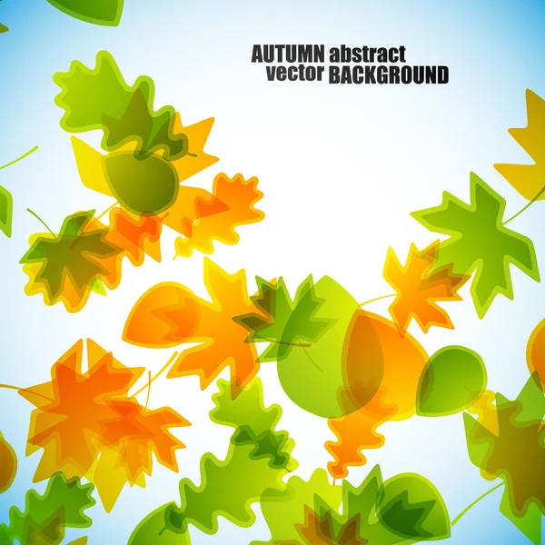 Herfst achtergrond — Stockvector