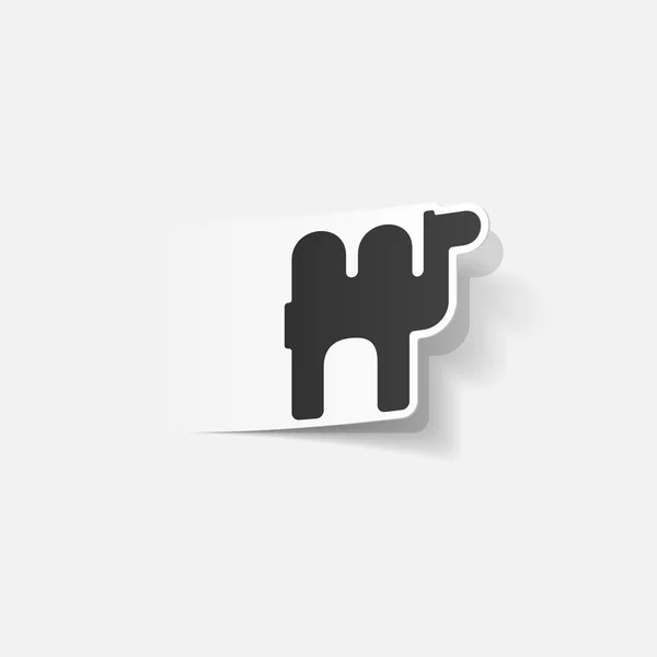 Kamel-ikonen — Stock vektor