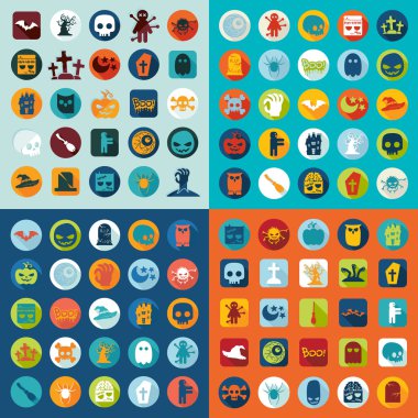 Cadılar Bayramı simgeleri dizisi