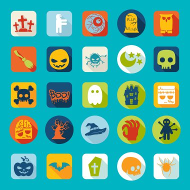 Cadılar Bayramı simgeleri dizisi