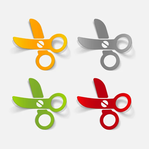 Scissors icons — Stock Vector