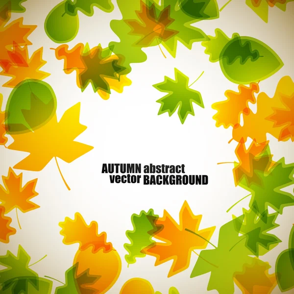 Herfst achtergrond — Stockvector