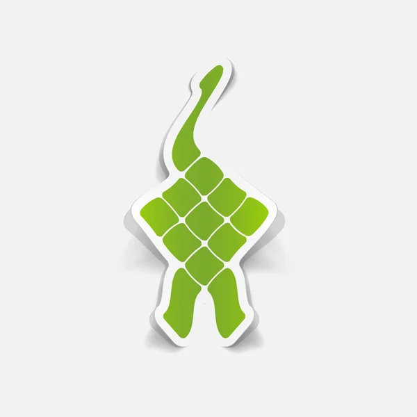 Ketupat アイコン — ストックベクタ