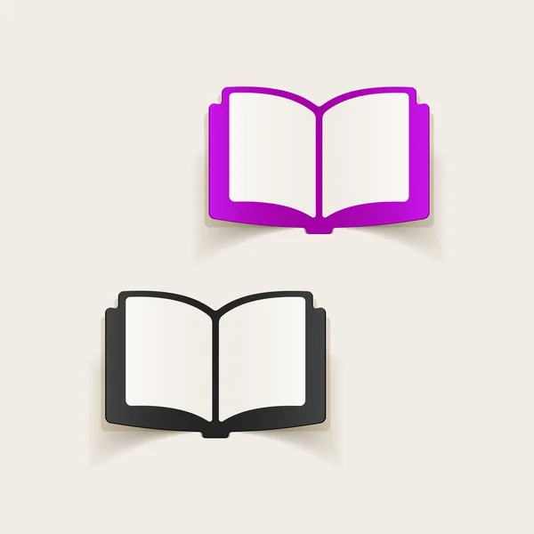 Boek Pictogrammen — Stockvector