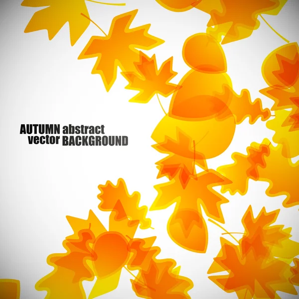 Herfst achtergrond — Stockvector