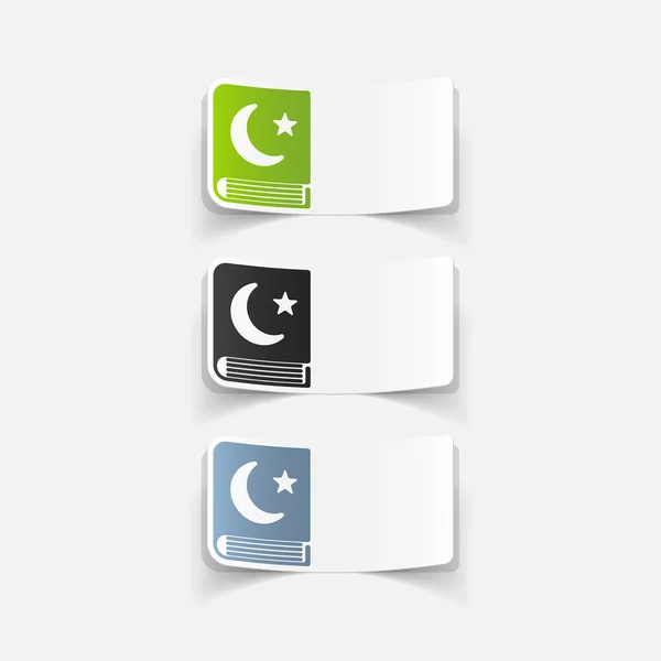 Koran pictogrammen — Stockvector