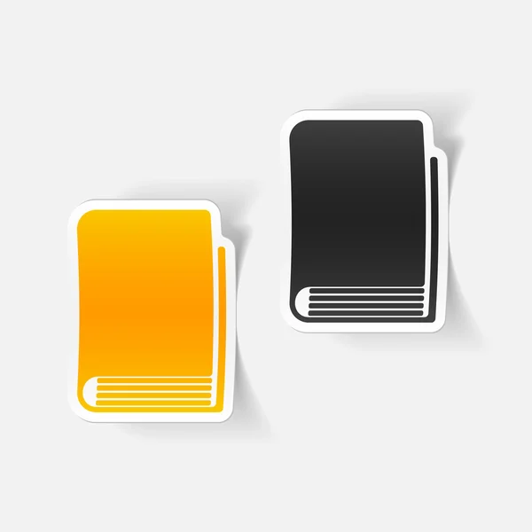 Libro Iconos — Vector de stock