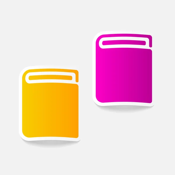 Libro Iconos — Vector de stock