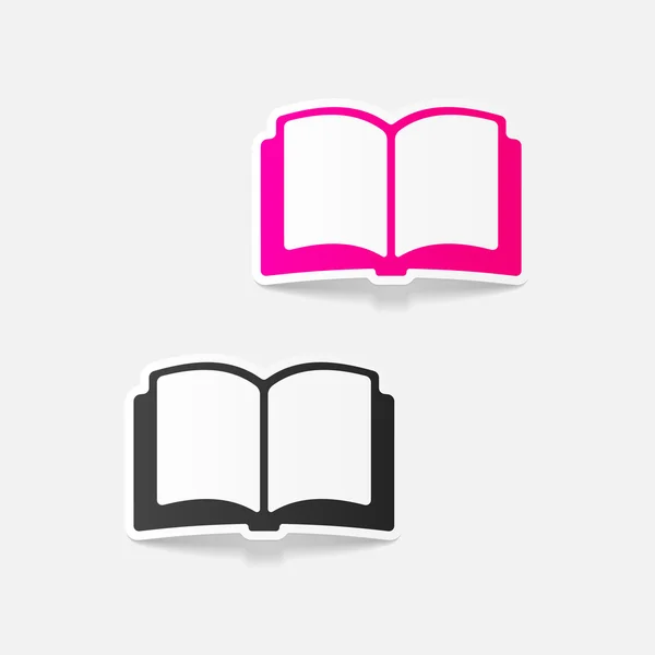 Ikony knihy — Stockový vektor