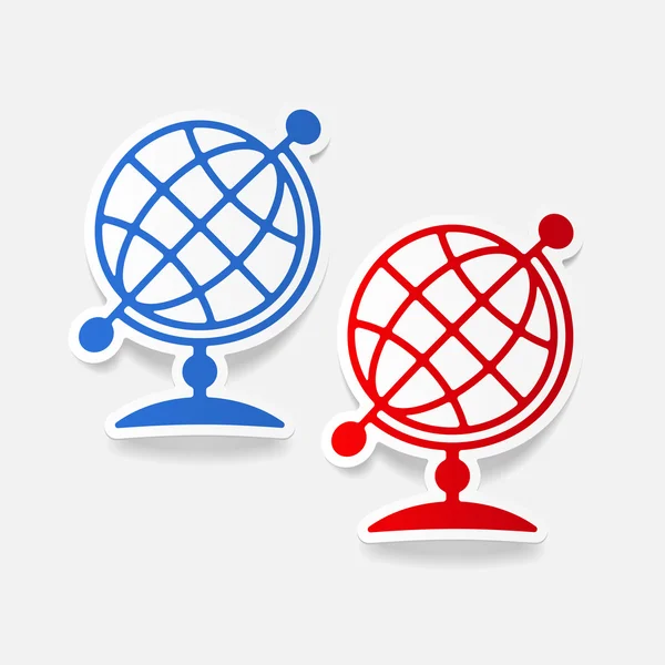 Globe icons — Stock Vector