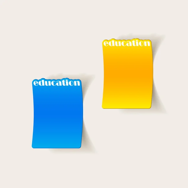 Iconos educativos — Vector de stock