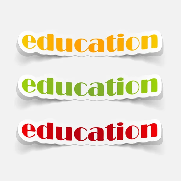 Education icons — Stock Vector