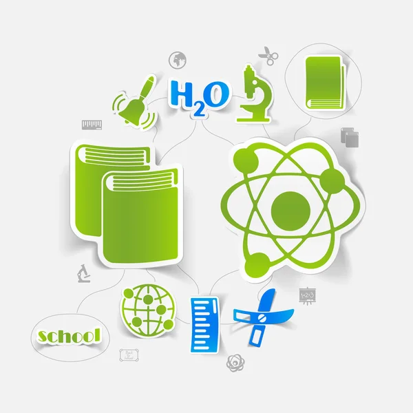教育贴纸图 — 图库矢量图片