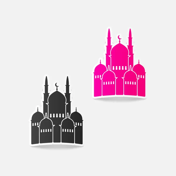 Ilustración mezquita — Vector de stock