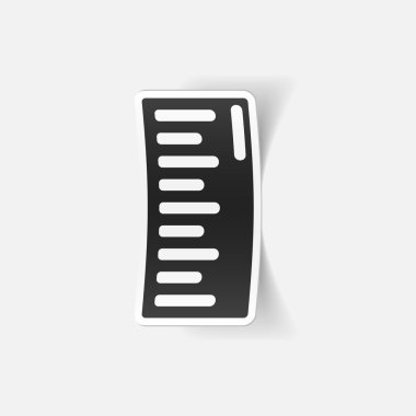 Cetvel sticker