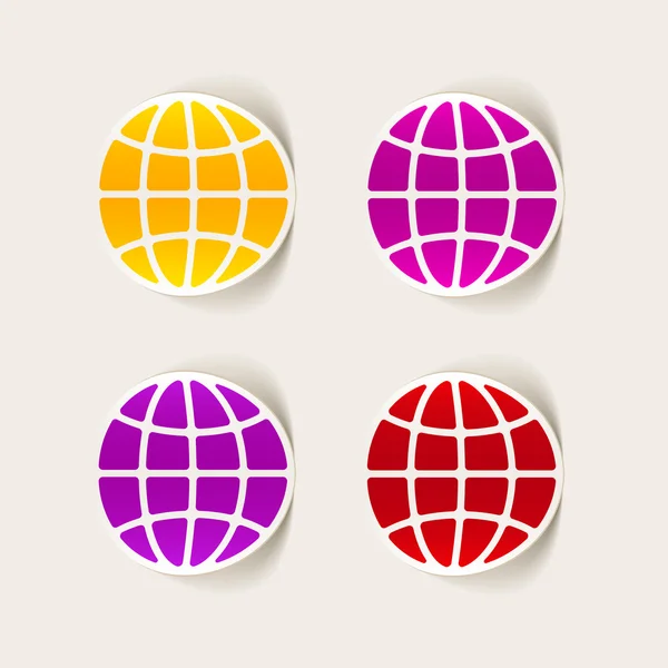 Globe ontwerpelement — Stockvector