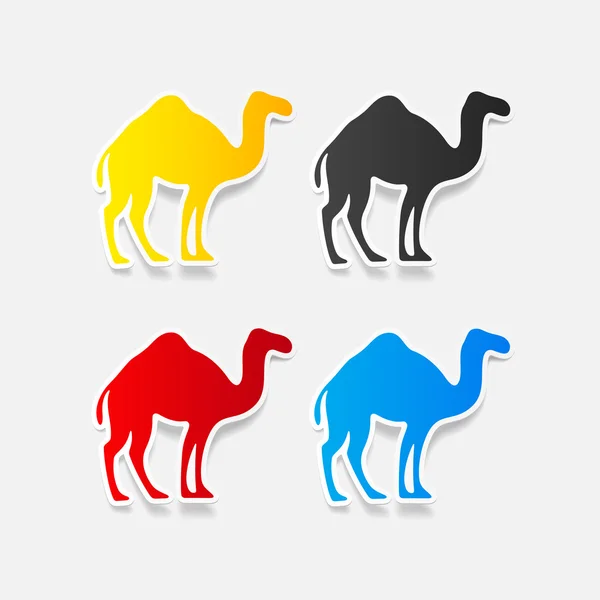 Camel design element — Stock Vector